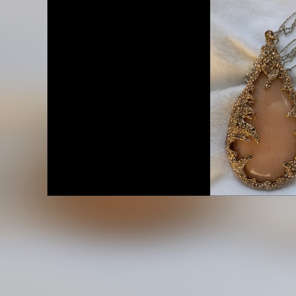 Oversized Quartz in Pink Pendant Neiman Marcus NWOT Bittar Style - Picture 7 of 7